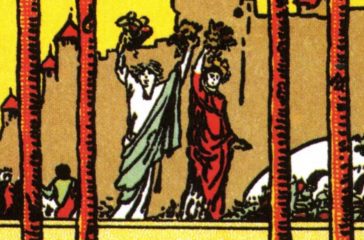 Four of Wands - post